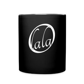 Oh lala olala - Tasse einfarbig - Schwarz - Vorne