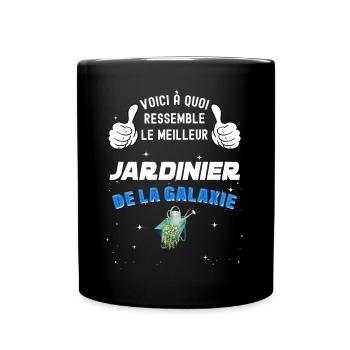 Meilleur Jardinier De La galaxie Super Cadeau - Mug uni - noir - Devant