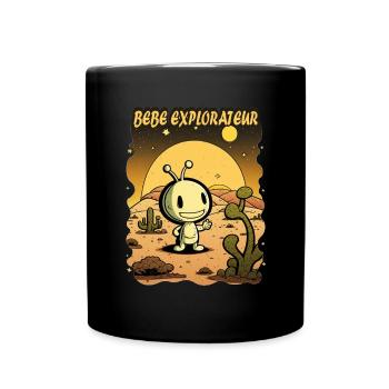 Baby Explorer - Full Colour Mug - black - Front