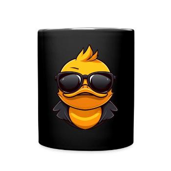 Bébé canard - Mug uni - noir - Devant