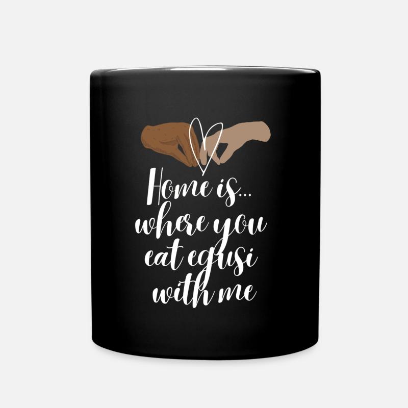 « Egusi With Me » cuisine africaine par DVWSDM - Mug uni - noir