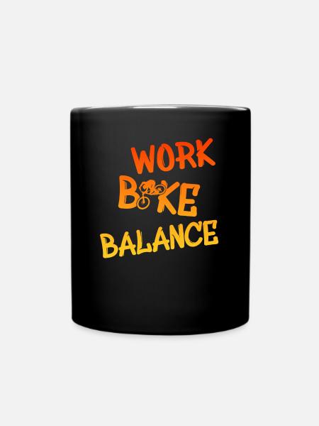 Bike - Tasse einfarbig - Schwarz