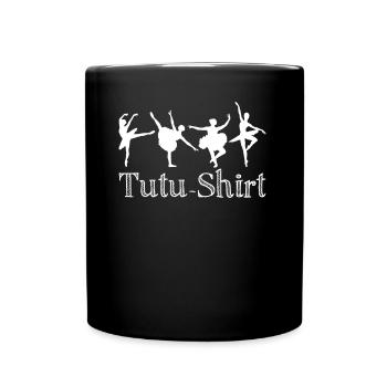 Ballet Dancer Ballerina with Tutu - Tasse einfarbig - Schwarz - Vorne