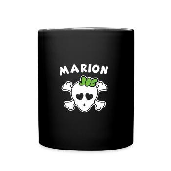 Pirate Marion Design pour les filles et les femmes - Mug uni - noir - Devant