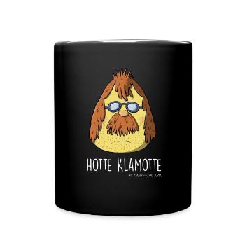 Hotte Klamotte Bernd - Tasse einfarbig - Schwarz - Vorne