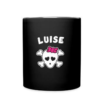 Pirate Luise Design for Girls and Women - Full Colour Mug - black - Front