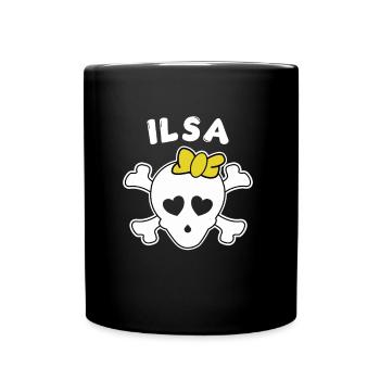 Pirate Isla Design for Girls and Women - Full Colour Mug - black - Front