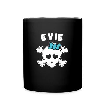 Pirate Evie Design pour les filles et les femmes - Mug uni - noir - Devant