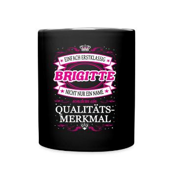 Quality feature Brigitte simply first-class - Full Colour Mug - black - Front
