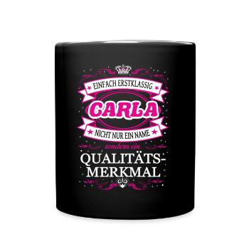 Quality Feature Carla Simply Top Notch Outfit - Full Colour Mug - black - Front