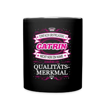 Quality Feature Catrin Simply Top Notch Outfit - Full Colour Mug - black - Front