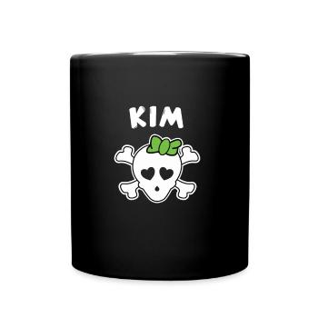 Pirate Kim Design for Girls and Women - Full Colour Mug - black - Front