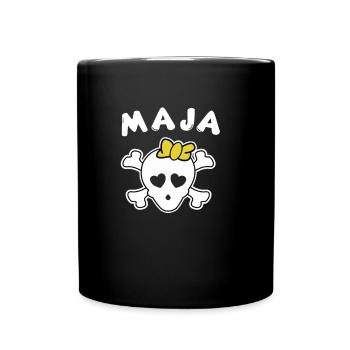 Pirate Maja Design for Girls and Women - Full Colour Mug - black - Front