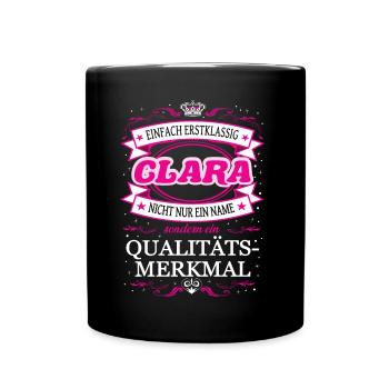 Quality Feature Clara Simply Top Notch Outfit - Full Colour Mug - black - Front