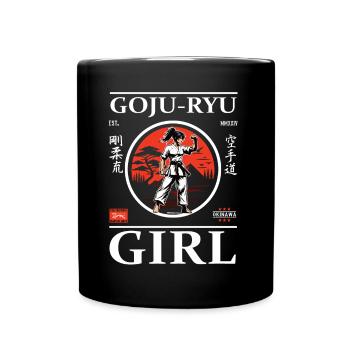 Goju-Ryu Girl - Fille forte dans les arts martiaux - Mug uni - noir - Devant