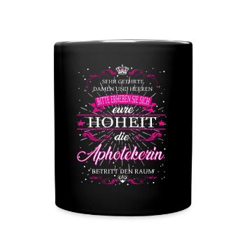 Your Highness the Apothecary enters the room - Full Colour Mug - black - Front