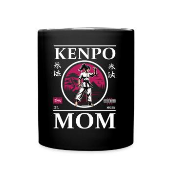 Kenpo Karate Mom - Full Colour Mug - black - Front