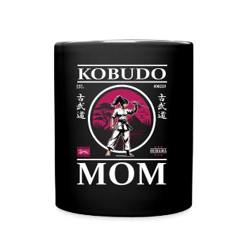 Kobudo Mom - Art de l’arme Mother Design - Mug uni - noir - Devant