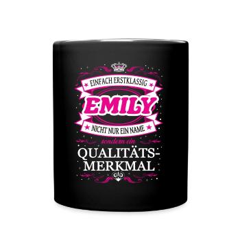 Quality Feature Emily Simply Top Notch Outfit - Full Colour Mug - black - Front