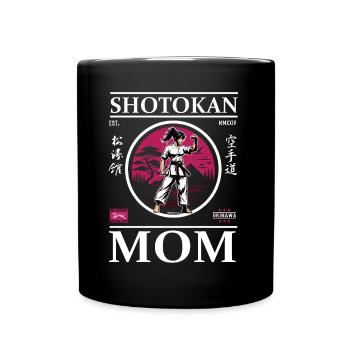 Maman de karaté Shotokan - Mug uni - noir - Devant