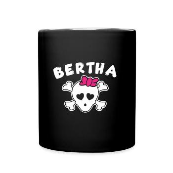 Pirate Bertha Design pour les filles et les femmes - Mug uni - noir - Devant