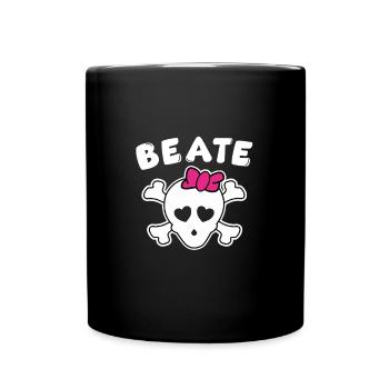 Pirate Beate Design for Girls and Women - Full Colour Mug - black - Front