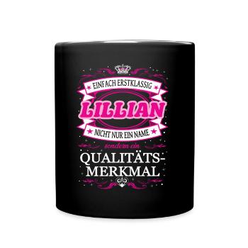 Quality feature Lillian simply first-class - Full Colour Mug - black - Front