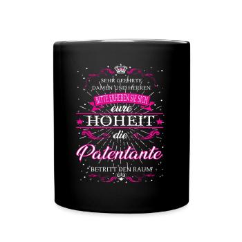 Votre Altesse la marraine entre dans la pièce - Mug uni - noir - Devant