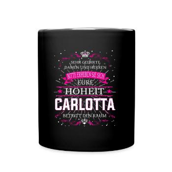 Your Highness Carlotta enters the room - Full Colour Mug - black - Front