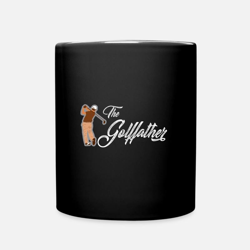 Le passe-temps du golf de Golffather - Mug uni - noir