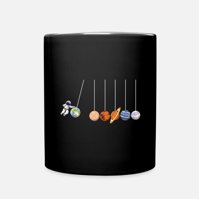 Physiciens Planète Pendule - Mug uni - noir