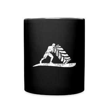 Strongman Reifen - Tasse einfarbig - Schwarz - Vorne