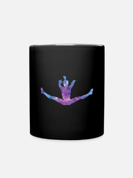 Gymnast Gymnastics - Full Colour Mug - black