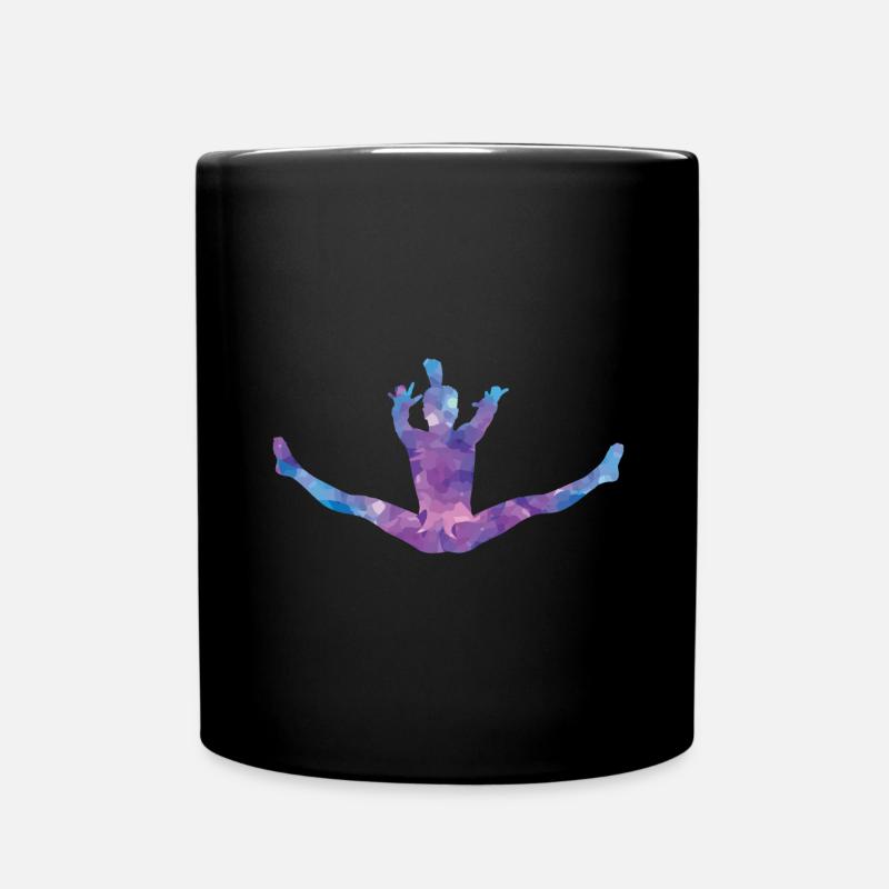 Turnerin Gymnastik - Tasse einfarbig - Schwarz