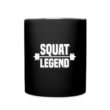 Squat Legend Powerlifting Musculation - Mug uni - noir - Devant