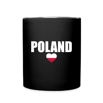 Poland Proud Pole Polish Poland Flag - Full Colour Mug - black - Front