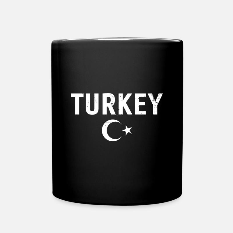 Turquie Vintage Turquie turque - Mug uni - noir