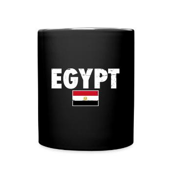 Egypte Egypte Drapeau Égyptien Egyptien - Mug uni - noir - Devant