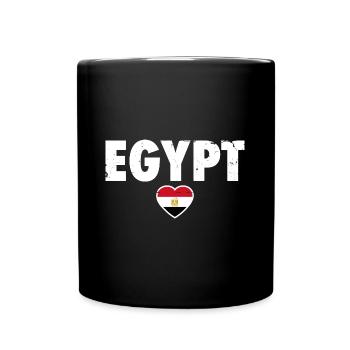 Egypte Egypte Drapeau Égyptien Egyptien - Mug uni - noir - Devant