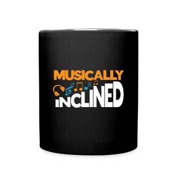 Musician Music Rhythm Clef - Full Colour Mug - black - Front