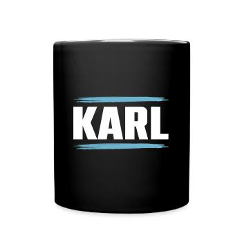 Karl - Tasse einfarbig - Schwarz - Vorne