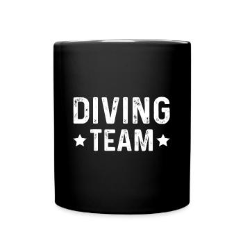 Diving Team - Full Colour Mug - black - Front