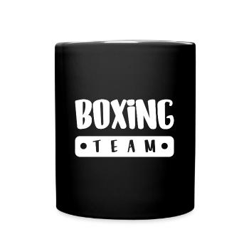 Équipe de boxe - Mug uni - noir - Devant