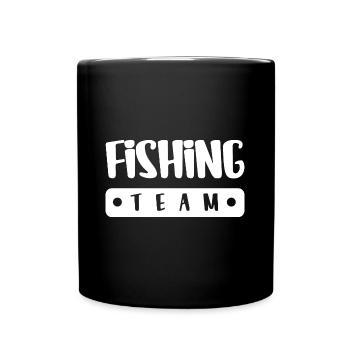 Équipe de pêche - Mug uni - noir - Devant