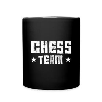 Chess Team - Full Colour Mug - black - Front