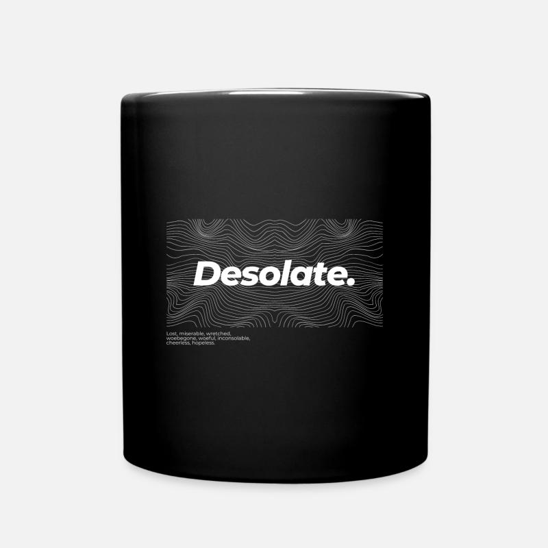 Desolate - Full Colour Mug - black