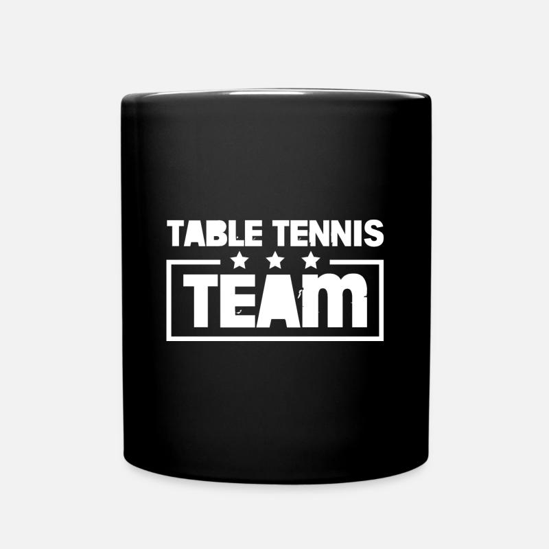 Équipe De Tennis De Table Coloré - Mug uni - noir