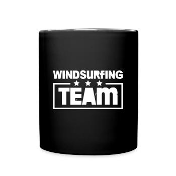 Windsurfing Team Bunt - Full Colour Mug - black - Front