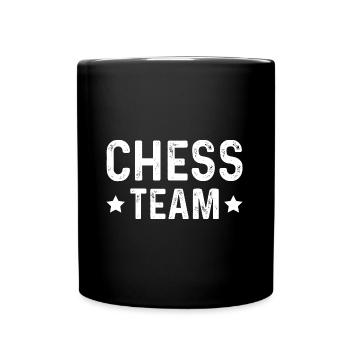 Chess Team - Full Colour Mug - black - Front