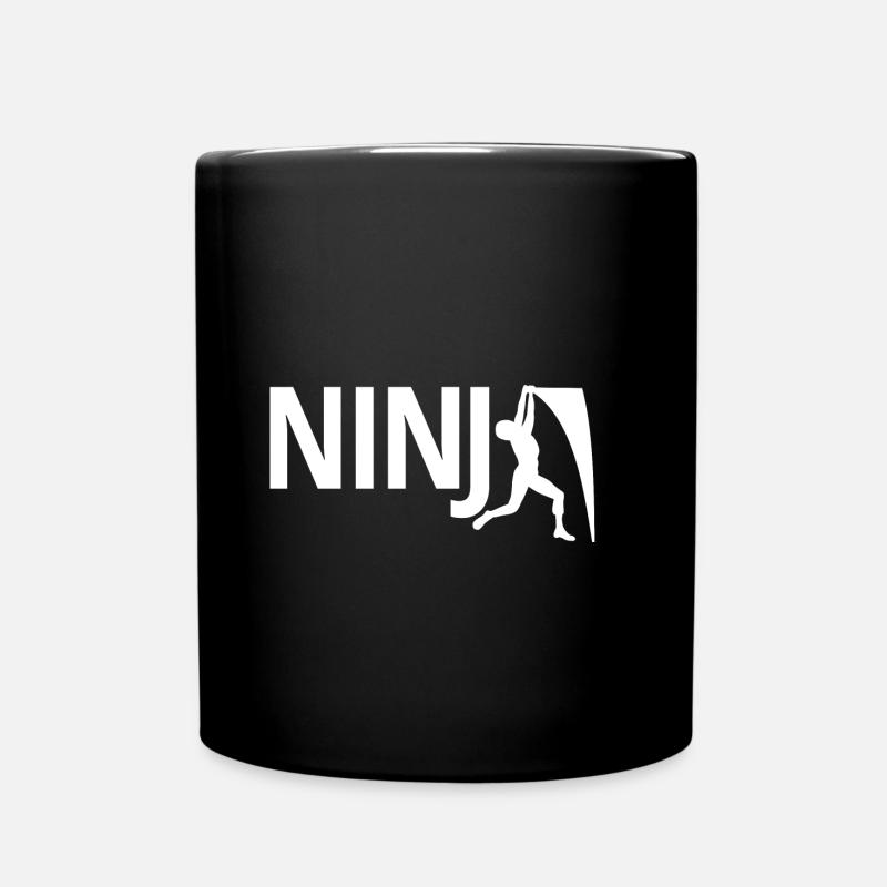 Guerrier ninja - Mug uni - noir